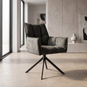 Retro Design Dining Chair Green