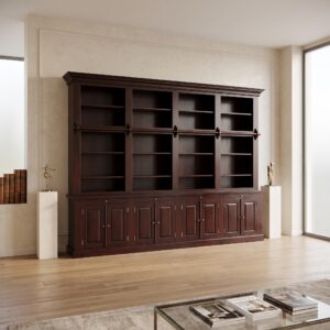 Library cabinet Bookcase Mahogany 3.10 m
