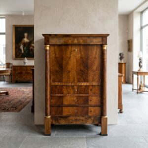 Secretary Biedermeier 1840 Mahogany