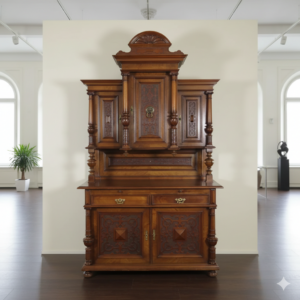 Kitchen Cabinet Grunderzeit 1880 Walnut
