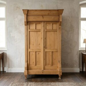 Bread cupboard Kitchen cupboard Biedermeier 1850 Pine