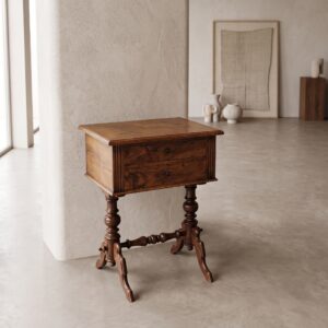 Sewing Table Gründerzeit 1880 Walnut