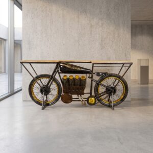 Motorcycle Minibar Wine Rack Metal 1.85 mtr