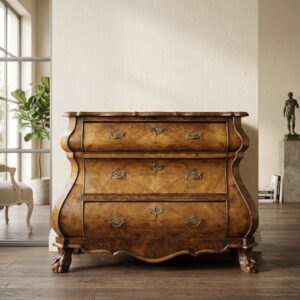 Dutch Chest of Drawers Neo-Baroque 1850 Walnut