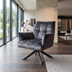 Retro Design Dining Chair Gray