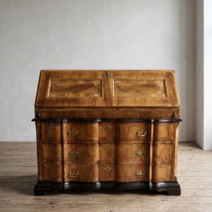 Secretary Desk Neo-Baroque 1820 Walnut