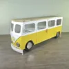 Counter Minibar Bus Mango Wood Metal 2,25 m