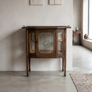Tea Cabinet Jugendstil 1910 Oak