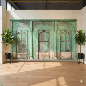 Door Front door 1870 Teak