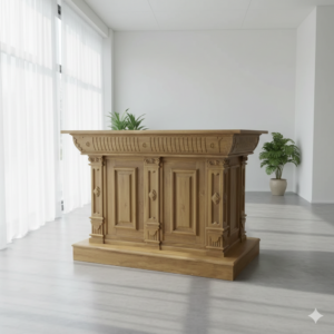 Counter Bella Elegance 1,66 m Teak Wood