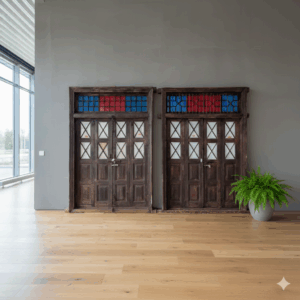 Door Front door 1850 Teak