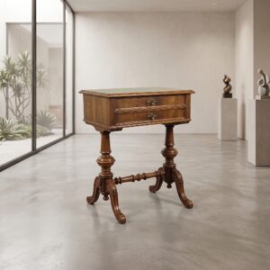 Sewing Table Gründerzeit 1880 Walnut