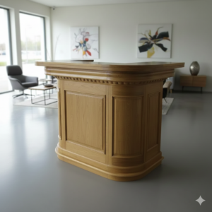 English Bar Shelf Teak 1,65 m