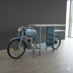 Motorcycle Minibar Metal 2,20 m