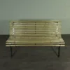 Garden bench 3-seater Wood-Cast Iron - Image 2