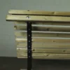 Garden bench 3-seater Wood-Cast Iron - Image 9