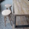 Bar Stool Teak - Image 2