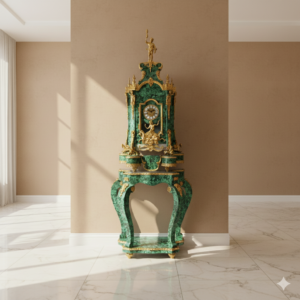 Horse-Boulle Clock with Console