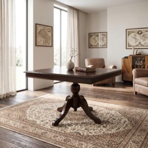 Dining Table 1,00 m x 1,00 m Mahogany
