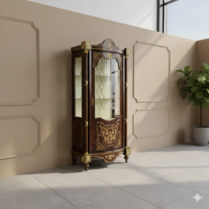 Display Case Baroque Style Walnut 0,87 m