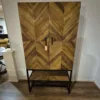 Cabinet Herringbone Pattern Teak 1,05 m - Image 2