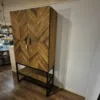 Cabinet Herringbone Pattern Teak 1,05 m - Image 4