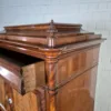 Silver Case Biedermeier 1850 Mahogany - Image 10