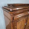 Silver Case Biedermeier 1850 Mahogany - Image 4
