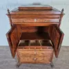 Silver Case Biedermeier 1850 Mahogany - Image 7