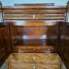Silver Case Biedermeier 1850 Mahogany - Image 8