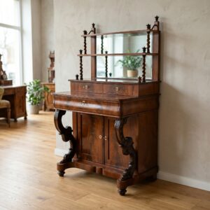Ladies Desk Secretary Biedermeier 1850 Mahogany