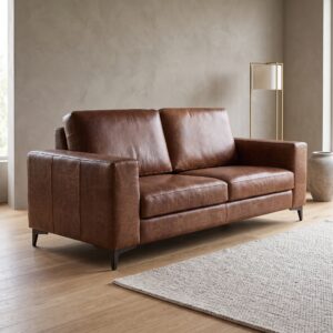 Sofa Leather Brown 2,00 m