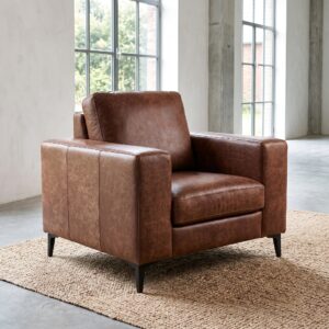 Armchair Leather Brown