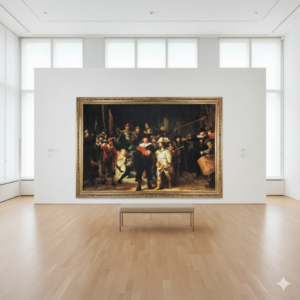 Painting Rembrandt De Nachtwacht 2,00 m x 1,37 m