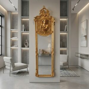 Mirror Gold Baroque Style 0,48 m x 1,00 m