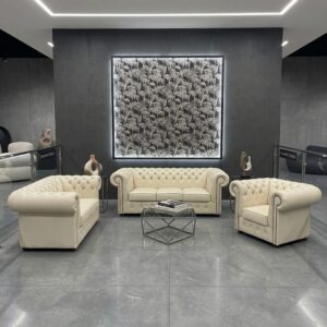 Chesterfield Sofa 3-2-1 leather