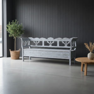 Bench Grey-Blue 2,16 m Pine
