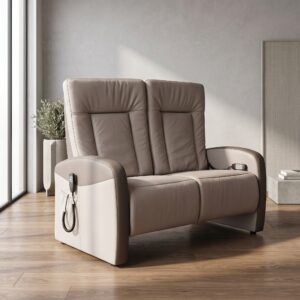 Electric Relaxsofa 2-Seater Leather
