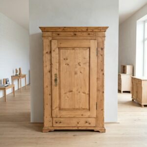 Wardrobe Biedermeier 1850 Pine