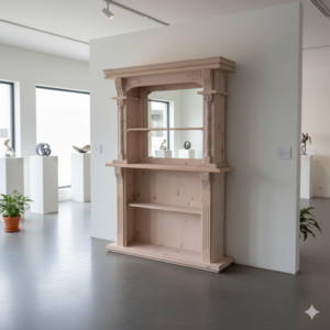 Empire Bar Back cabinet Pine 1.54 m