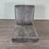 Design Armchair Grey-Brown Leather - Image 3