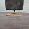 Design Armchair Grey-Brown Leather - Image 9