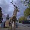 Statue Deer Bronze 2,80 m - Image 2
