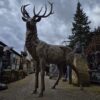 Statue Deer Bronze 2,80 m