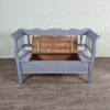 Bench Gray 1,37 m Pine - Image 9