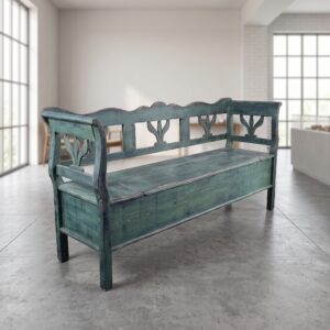 Bench Dark Green 1,87 m Pine