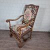 Armchair Neo-Baroque1920 Oak - Image 4