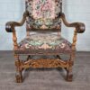 Armchair Neo-Baroque1920 Oak - Image 8