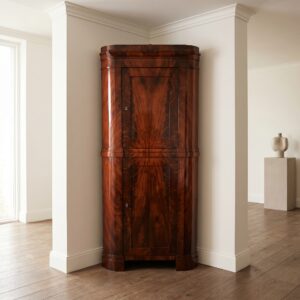 Corner Cabinet Biedermeier 1830 Mahogany