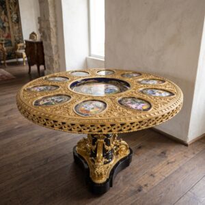 Table Bronze Baroque Style Ø 1,16 m